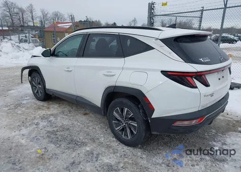 2022 Hyundai Tucson Hybrid Blue из США, поврежденный, VIN KM8JBCA17NU010995